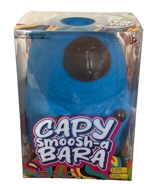 PPNC Capy Smoosh-A Bara Squishy Squeeze Sensory Toy Blue New & Sealed